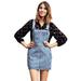 Madewell Dresses | Alexa Chung X Madewell Railroad Stripe Skirtall | Color: Blue/White | Size: M