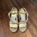 Michael Kors Shoes | Micheal Kors Gold Strappy Platform Wedge Sandles | Color: Gold | Size: 7.5