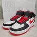 Nike Shoes | Bnib Nike Air Force 1 (Af1) Mid In Red, Black, And Grey, Size 7 | Color: Black/Red | Size: 7