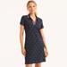 Nautica Women's Printed Ocean Polo Dress Stellar Blue Heather, XS