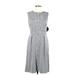 Kate and Lily Casual Dress - A-Line: Gray Houndstooth Dresses - New - Women's Size 6