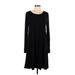 Old Navy Casual Dress - A-Line: Black Solid Dresses - Women's Size Large