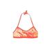 Nike Swimsuit Top Orange Halter Swimwear - Women's Size 30