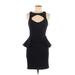 Bebe Casual Dress - Bodycon: Black Dresses - Women's Size Medium