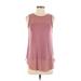 Vince Camuto Sleeveless Top Pink Crew Neck Tops - Women's Size X-Small
