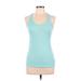 Balance Collection Active Tank Top: Teal Activewear - Women's Size Medium