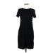 Old Navy Casual Dress - Shift: Black Solid Dresses - Women's Size Medium