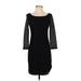 Banana Republic Casual Dress - Sheath: Black Dresses - Women's Size 0