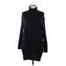 Geren Ford Casual Dress - Sweater Dress: Black Dresses - Women's Size Medium