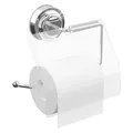 Support à ventouse pour toilettes sans perçage support en acier inoxydable argenté porte-rouleau