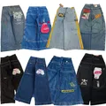 JNCO jeans larghi Y2K uomo streetwear jeans a vita alta Hip Hop ricamato gh abbigliamento di qualità