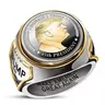 Anello economico moda USA presidente Trump anello gioielli più recenti argento oro colore presidente