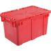 Distribution Container with Hinged Lid 22-3/8x13x13 Red