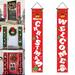 New Year 2024 Banner Merry Christmas Couplet Decoration Home Door Curtain Couplet Porch Hanging Ornament Xmas Decorï¼ŒStyle-B