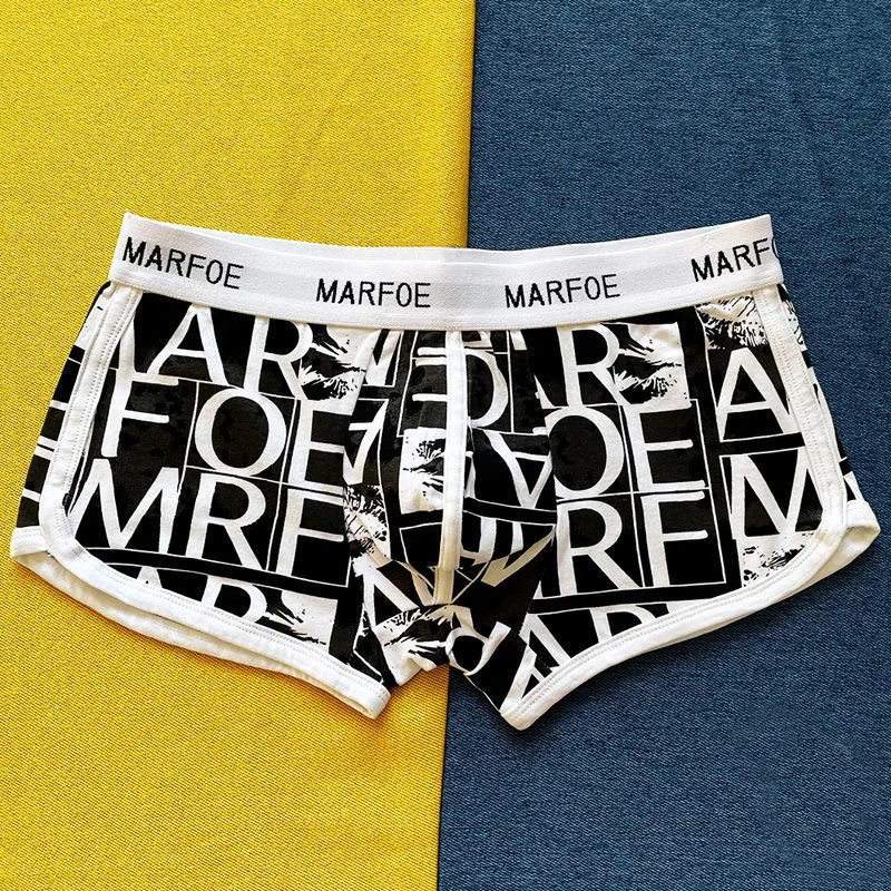 Männer Trendy Höschen Männer Gedruckt Sexy Baumwolle Unterwäsche Mann Boxer Männer Unterhosen Männer Boxen Briefs Männer Boxer Briefs m-XXL Image