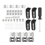 Tnarru 35 Pieces Football Repair Repair Screwdriver Nuts Accessories Stainless Steel Football Visor for Hockey