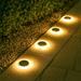 WSBDENLK Solar Buried Light Led Outdoor Water-Proof Night Light Courtyard Buried Light Terrace Garden Wall Light Grass Ground Light Solar Ground Lights Yard Lights Outdoor Solar Powered