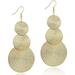 14K Gold Drop Dangle Earrings for Women Fashion Big Dangling Bohemia Vintage Circular Statement Chandelier Earrings for Party Prom