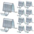 10pcs Cabinet Shelf Clips Metal File Cabinet Shelf Clips Heavy Duty Shelving Supports