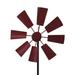 MSJUHEG Wind Wheel Decorative Garden Stakes 360 Degrees Metal Swivel Classical Wind For Patio Lawn Outdoor Yard Lawn Garden Plant Stakes Wine