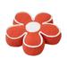 Yarino Cushions Strap Garden Chair Pads Seat For Outdoor Flower Futon Thickened Cushion Five Petals Flower Home Decor Soft Sofa Cushion Bedroom Bedside Cushion- H