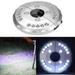 Outdoor 24+4LED Tent Light Portable Umbrella Pole Lamp for Patio Umbrellas Camping Silver