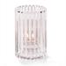 Hollowick 1502C Vertical Glass Rod Lamp w/ Cylinder Shape, 2 7/8 x 4 5/8", Glass, Clear