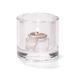 Hollowick 5140C Tealight Glass Lamp, Clear, Thick Glass, 2 7/8"H x 2 3/4"dia