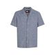 Tommy Jeans Herren Hemd TJM LINEN BLEND CAMP SHIRT Kurzarm, marine, Gr. XXL