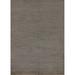 Striped Gray Gabbeh Modern Rug Handmade Wool Carpet - 3'3" x 4'6"