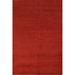 Gabbeh Modern Rug Handmade Tribal Red Wool Carpet - 4'0" x 5'11"