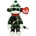 Ty Beanie Babies - Sock Monkey Camouflage Monkey Plush (BONUS 1 FUN CHOPS)