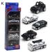 Huanledash 5Pcs 1/64 Diecast Alloy Engineering Racing Military Car Vehicle Model Kids Toy