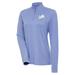 Women's Antigua Lavender Detroit Lions White Logo Mentor Quarter-Zip Jacket