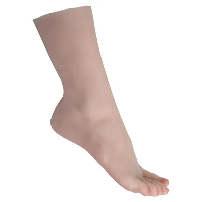 Nail Practice Foot Top Fashion Silicone piedi modello manichino femminile Foot Fetish per Manicure scarpe espositore gioielli TG3819