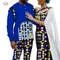 BintaRealWax Afrika Stil Paare Kleidung Bazin Lange Frauen Kleid & Herren Sets Dashiki Plus Größe Hochzeit Kleidung WYQ807
