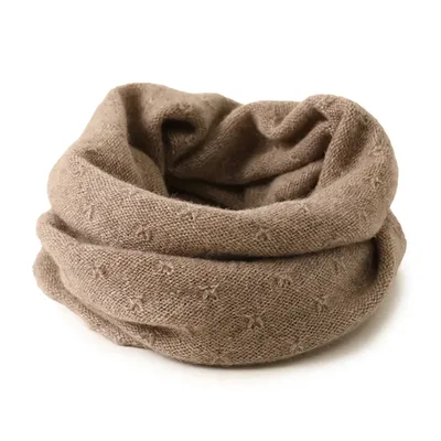 SHUCHAN fazzoletto da collo 100% Cashmere anello per adulti tenere al caldo sciarpe all'aperto moda nuovi accessori invernali per le donne