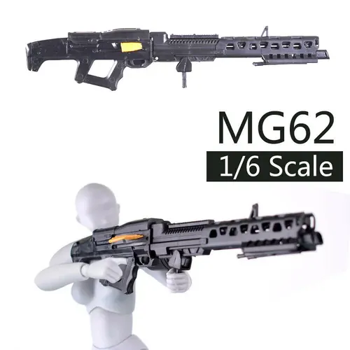1/6 skala Avatar MG62 Montage Pistole Modell Puzzles Gebäude Ziegel Gun Waffe Action Figur