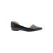 Cole Haan Flats: Black Print Shoes - Women's Size 6 1/2 - Pointed Toe