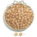 Yeahmol 10mm Resin Starry Quicksand Beads 100pcs Round Beads Colorful Beads Round Beads for DIY Jewelry Making Brown Y03E9G1A