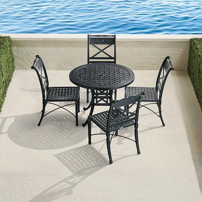 Carlisle 5-pc. Bistro Set in Onyx Aluminum - Frontgate