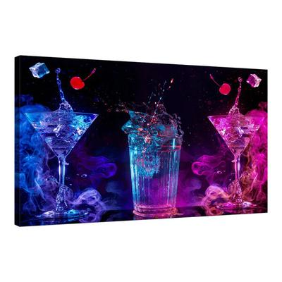 Elephant Stock 39" x 26" Party Cocktails Canvas Wall Art