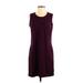 32 Degrees Active Dress - Shift: Burgundy Solid Activewear - Women's Size Small