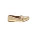 G.H. Bass & Co. Flats: Gold Shoes - Women's Size 5 - Almond Toe