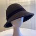 Nine West Accessories | Brown Wool Cloche Hat | Color: Brown | Size: Medium 22 1/2”