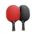 Yardwe 2pcs 5 Table Tennis Bat Rubber Pingpong Racket Table Tennis Paddle Pong Balls Carbon Fiber Pong Paddle The Red Paddles Table Tennis Bats Table Tennis Equipment Wooden Match