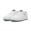 Sneaker PUMA "Court Classic Sneakers Erwachsene", Gr. 43, weiß (weiß vine gold grün), Obermaterial: Synthetik; Futter: Textil; Innensohle: Textil; Laufsohle: Gummi, Schuhe
