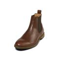 Chelseaboots MARC O'POLO "aus edlem Rindleder" Gr. 42, braun Herren Schuhe Boots Stiefel