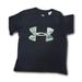 Under Armour Shirts & Tops | 438 Under Armour Short Sleeve Black Tee | Color: Black/Green | Size: Xlb