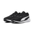 Laufschuh PUMA "Night Runner V3 Laufschuhe Erwachsene" Gr. 44.5, schwarz-weiß (black white) Schuhe Laufschuhe